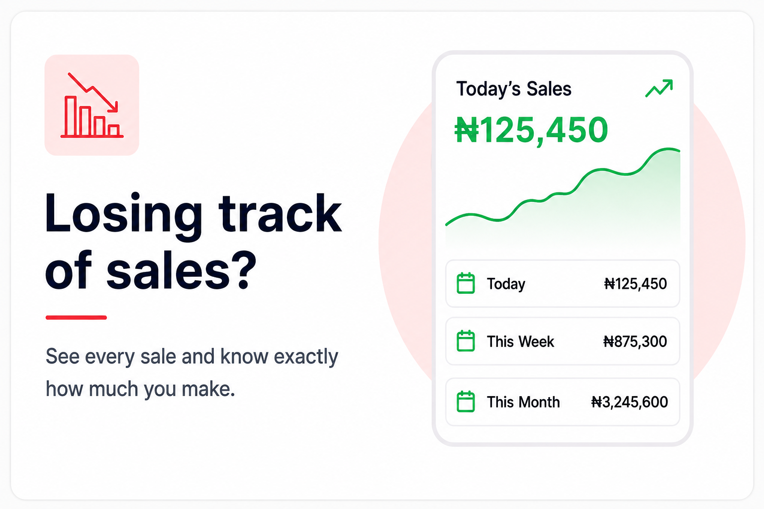 stop losing track of sales